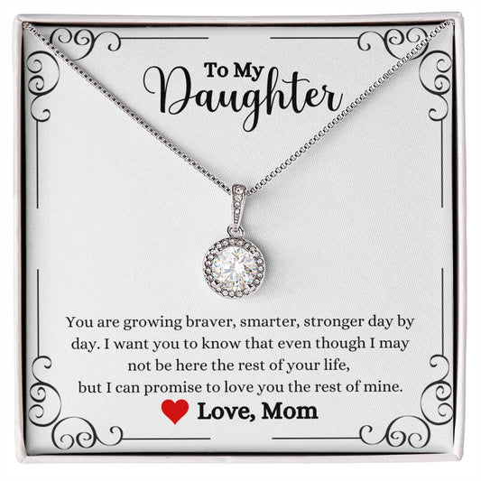 A ShineOn Fulfillment gift box with the Love You The Rest of Mine Eternal Hope Necklace - Gift for Daughter from Mom.