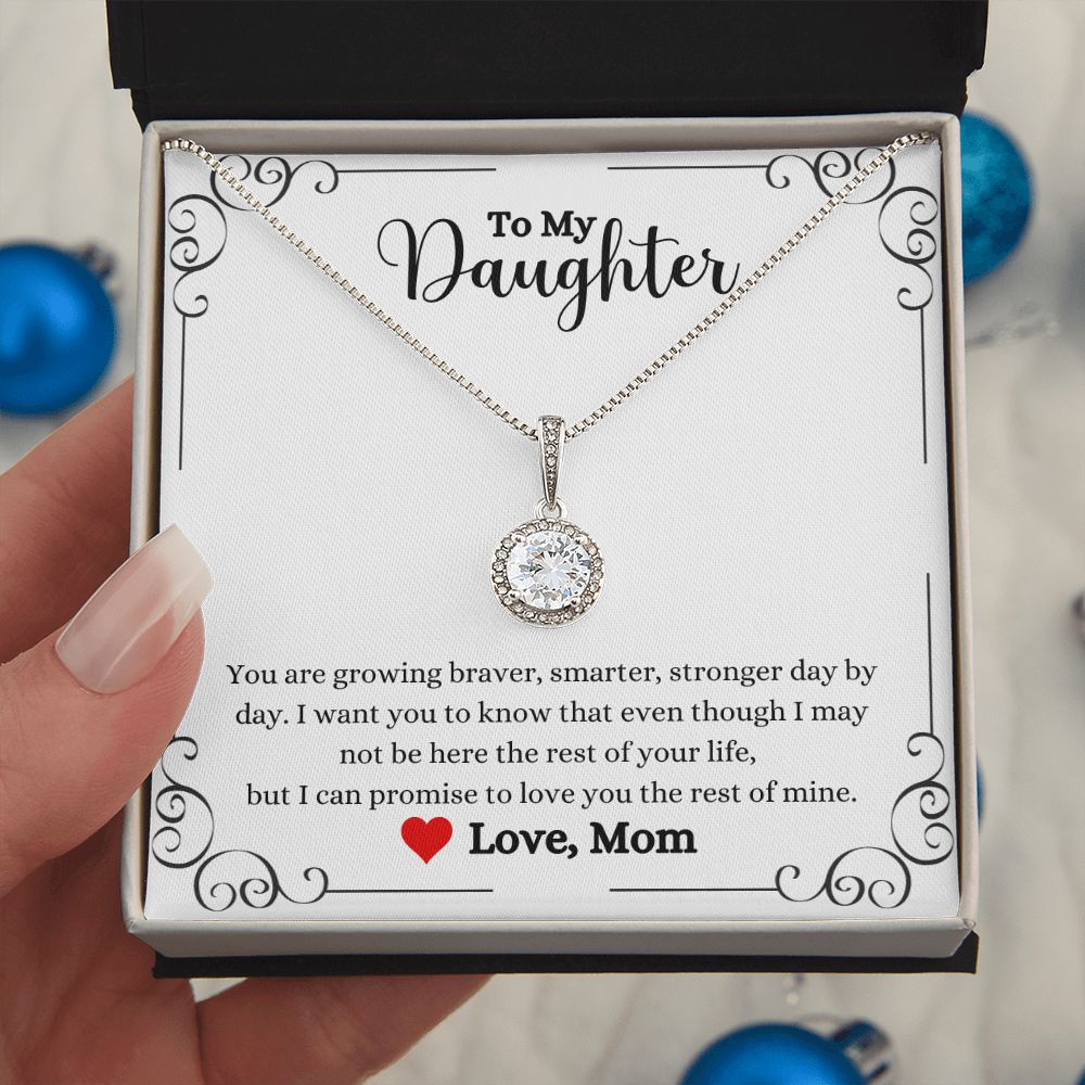 A gift box with the Love You The Rest of Mine Eternal Hope Necklace - Gift for Daughter from Mom by ShineOn Fulfillment.