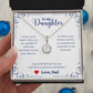 A ShineOn Fulfillment gift box with the I Love You Forever And Always Eternal Hope Necklace - Gift for Daughter from Dad.