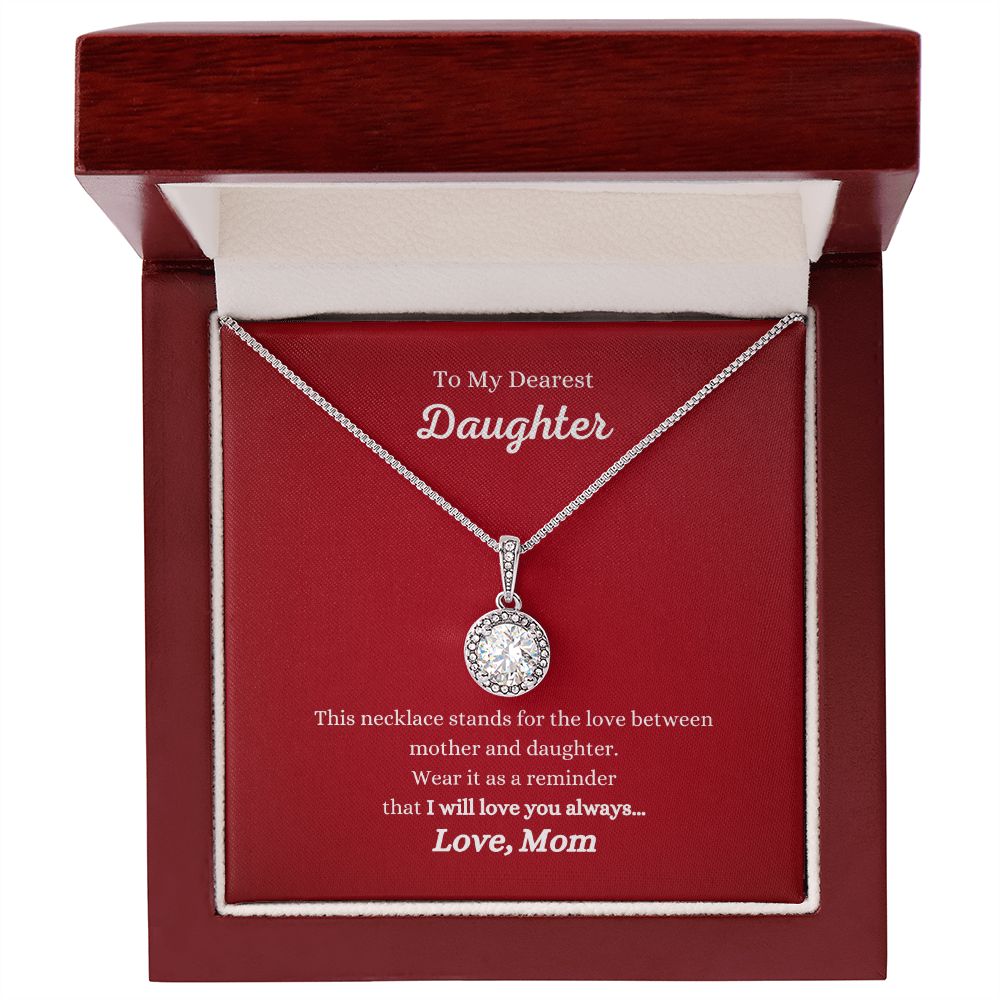 A ShineOn Fulfillment gift box with an I Will Love You Always Eternal Hope Necklace- Gift for Daughter From Mom for daughters.