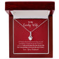 A ShineOn Fulfillment gift box with the Love You The Rest of Mine Alluring Beauty Necklace - Gift for Wife from Husband that says to my lovely wife.