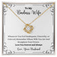 To my Remember Whose Wife You Are Love Knot Necklace - Gift for Wife from Husband by ShineOn Fulfillment.