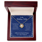A ShineOn Fulfillment gift box with the I Will Love You Forever & Always Love knot Necklace - Gift for Wife from Husband.