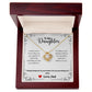 A gift box with the Always Keep Me In Your Heart Love Knot Necklace- Gift for Daughter from Dad by ShineOn Fulfillment.