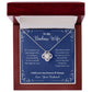 A ShineOn Fulfillment gift box with the I Will Love You Forever & Always Love knot Necklace - Gift for Wife from Husband.