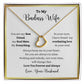 To my Always Keep Me In Your Heart Delicate Heart Necklace- Gift for Wife from Husband by ShineOn Fulfillment.