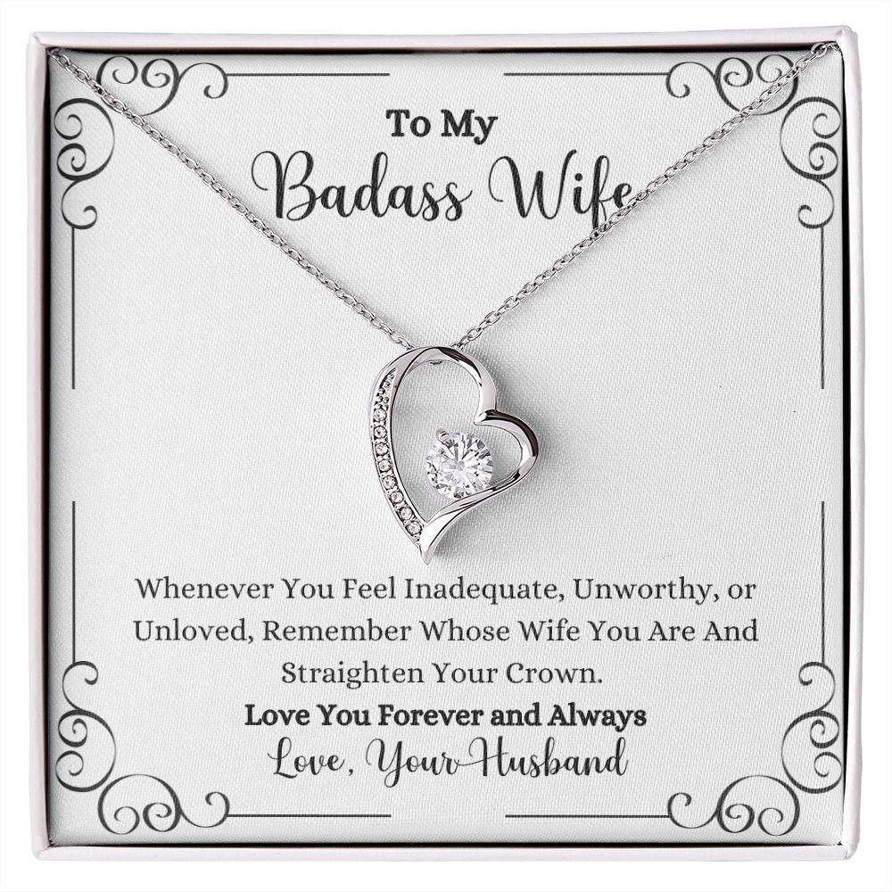 To my Remember Whose Wife You Are Forever Love Necklace - Gift for Wife from Husband by ShineOn Fulfillment.