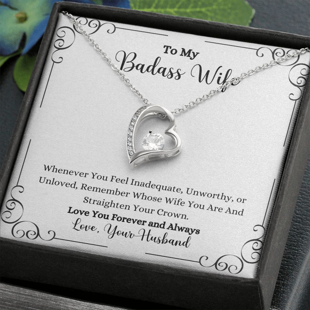To my Remember Whose Wife You Are Forever Love Necklace - Gift for Wife from Husband necklace by ShineOn Fulfillment.