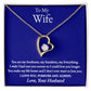 A You Are My Soulmate Forever Love Necklace from ShineOn Fulfillment with a message to my wife.