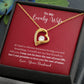 A Love You The Rest of Mine Forever Love Necklace - Gift for Wife from Husband with a message to my lovely wife from ShineOn Fulfillment.