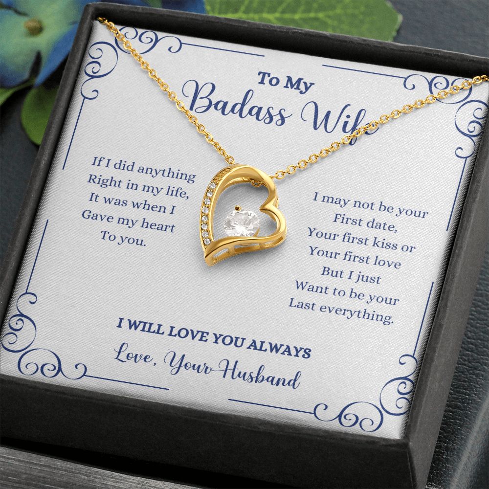 To my ShineOn Fulfillment I Will Always Be With You Forever Love Necklace - Gift for Wife from Husband.