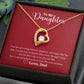 A Love You The Rest of Mine Forever Love Necklace - Gift for Daughter from Dad with a message to my daughter from ShineOn Fulfillment.